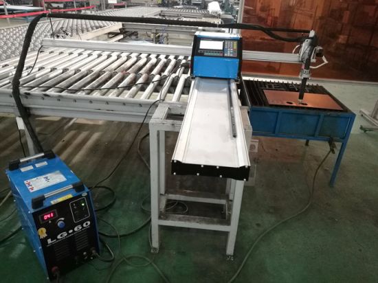 máquina de corte por plasma CNC portátil para aceiro carbono / aceiro salvaxe / placa de ferro
