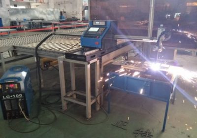 Máquina de cortador de plasma CNC de metal, con plasma e corte de chama