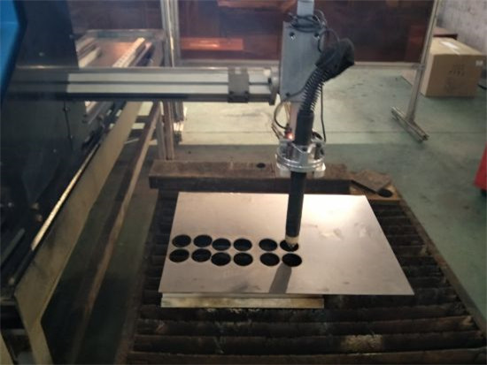 Fabricado en mesa de porcelana / máquina de corte progresiva de plasma CNC para material redondo de folla metálica