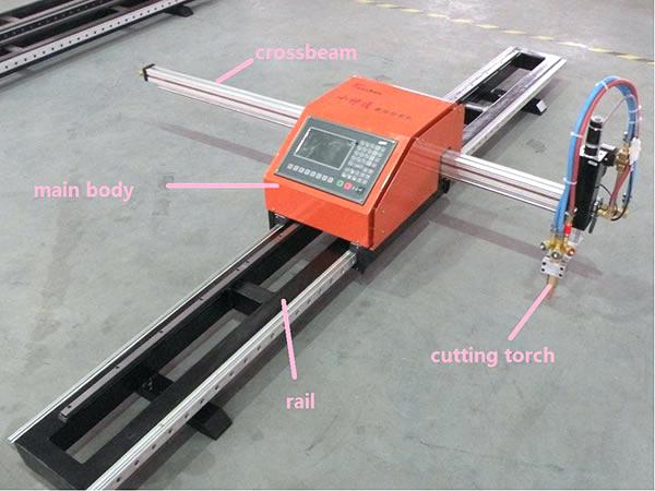 Corte de metal 1500 * 3000 mm de máquina de plasma CNC
