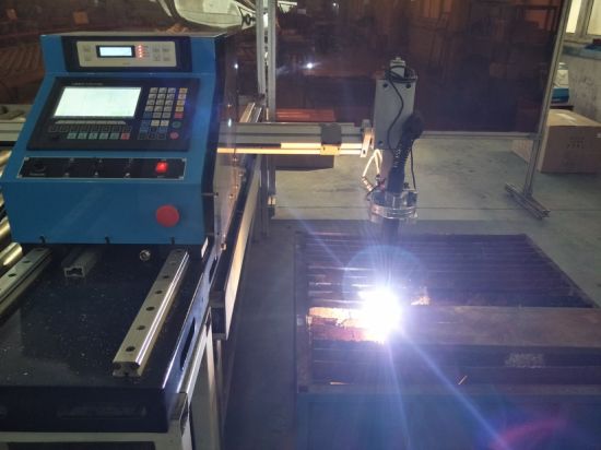 China máquina de corte de plasma CNC para cartón / aceiro inoxidable