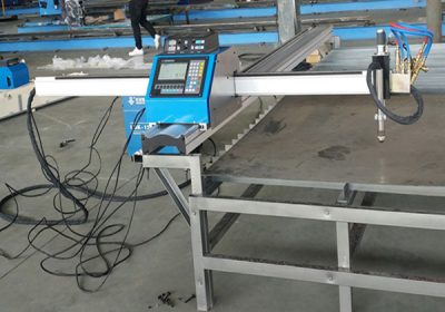 mini máquina de cortar plasma CNC 120A máquina de corte CNC de chapa de aceiro inoxidable / 1600 * tamaño de corte de 3400 mm con certificación CE