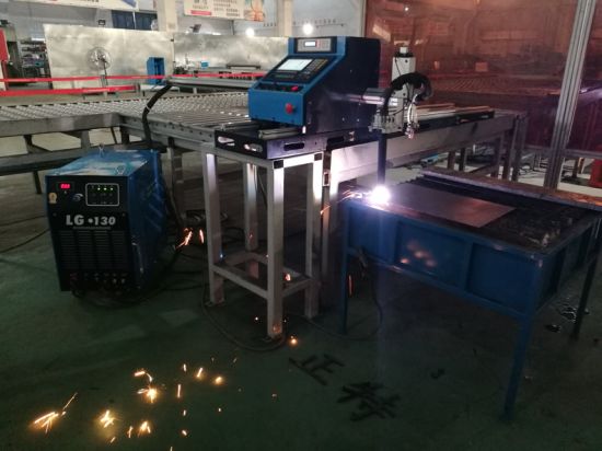 Fábrica CNC subministración de plasma e máquina de corte de mesa de chama para placa metálica